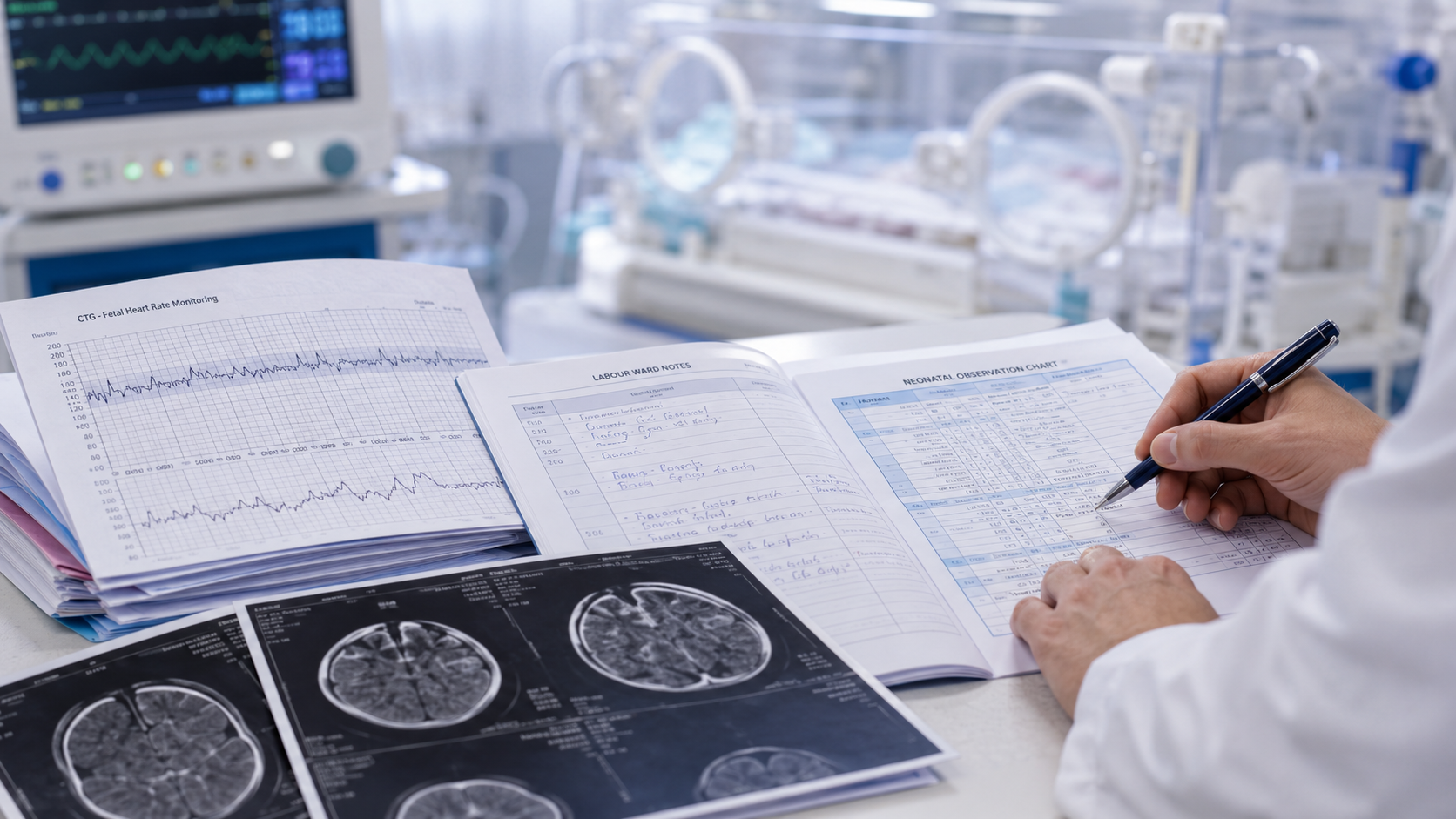 Paediatric records and imaging of the kind reviewed when forming an independent medical view for family proceedings
