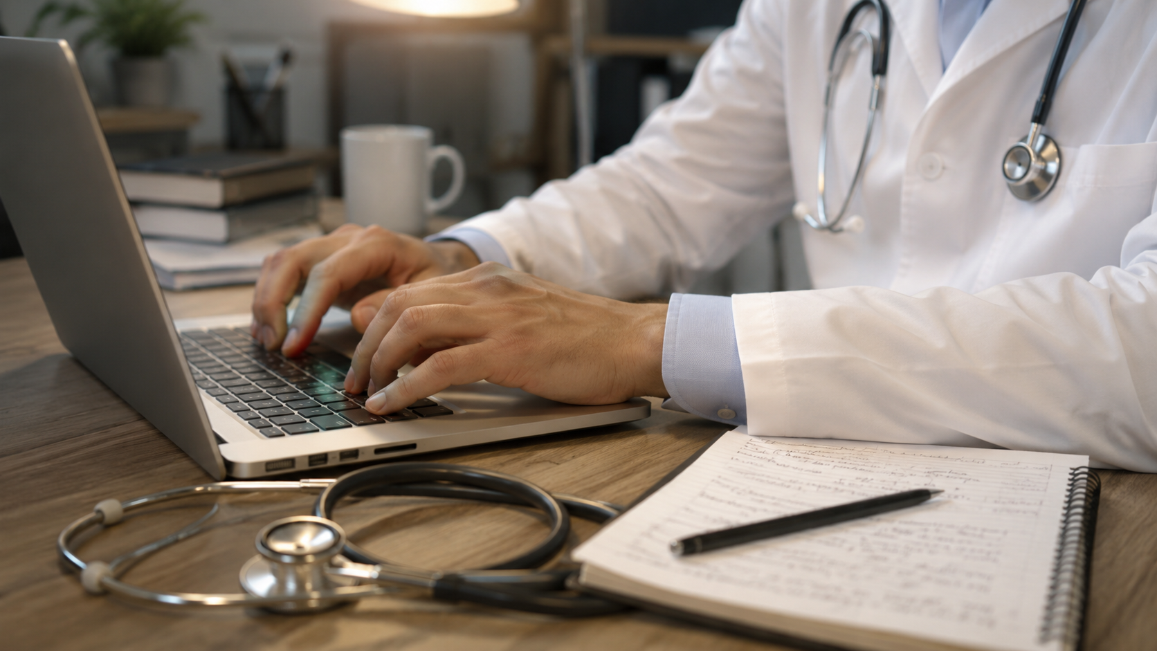 Consultant paediatrician reviewing medical records for a single independent report to both parties