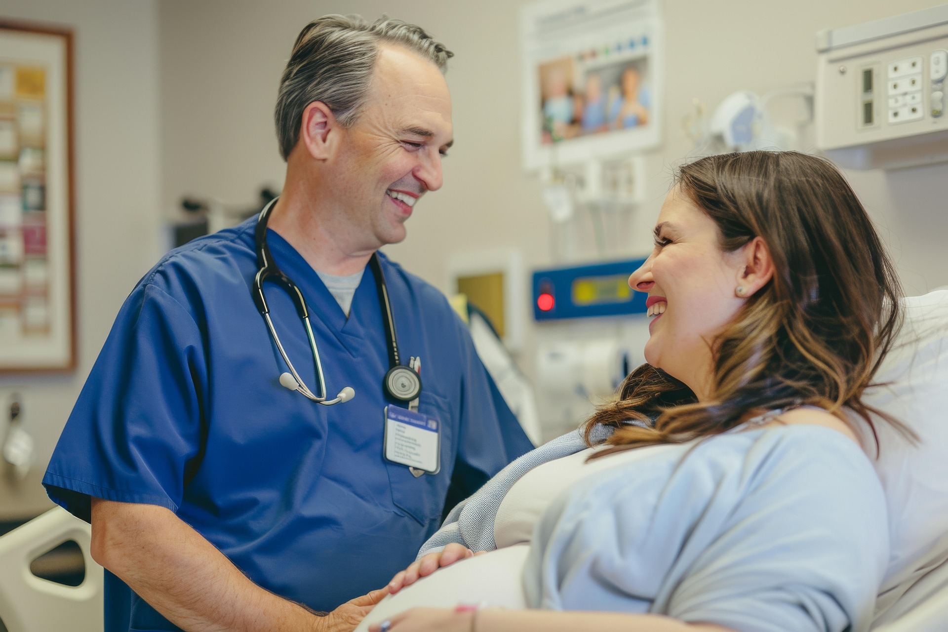 Neonatal unit corridor